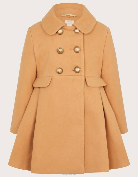 Monsoon بنت معطف بجيب مزدوج الصدر D68H1581 ملابس جمل