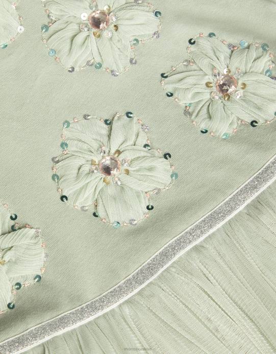 Monsoon بنت فستان زهرة الديسكو D68H1590 ملابس الأخضر (حكيم)