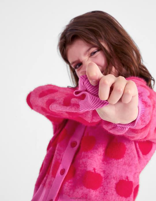 Monsoon بنت سترة متماسكة التفاح D68H1591 ملابس أحمر