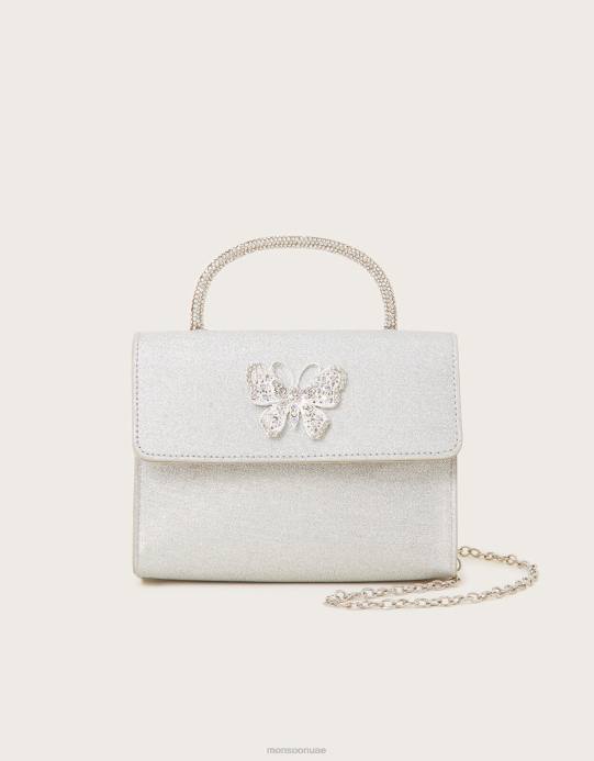 Monsoon بنت حقيبة بمقبض علوي على شكل فراشة جوهرة D68H1622 ملحق حار