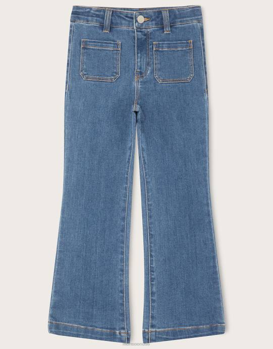 Monsoon بنت جينز مطرز بتفاصيل نجمة D68H1635 ملابس أزرق