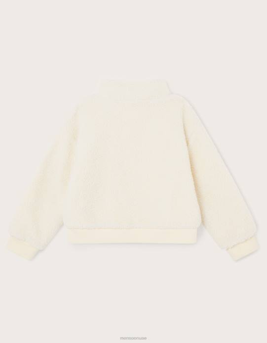 Monsoon بنت سترة أبل بورغ D68H1649 ملابس عاج