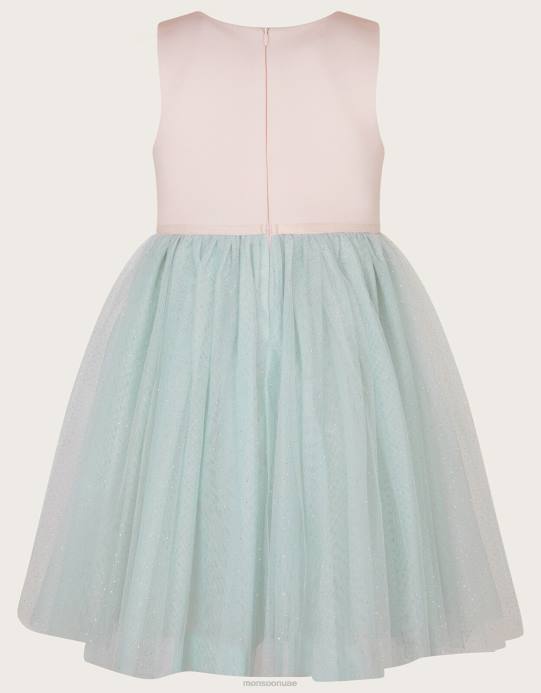 Monsoon بنت أرض فستان الصفصاف العجيب D68H1657 ملابس متعدد