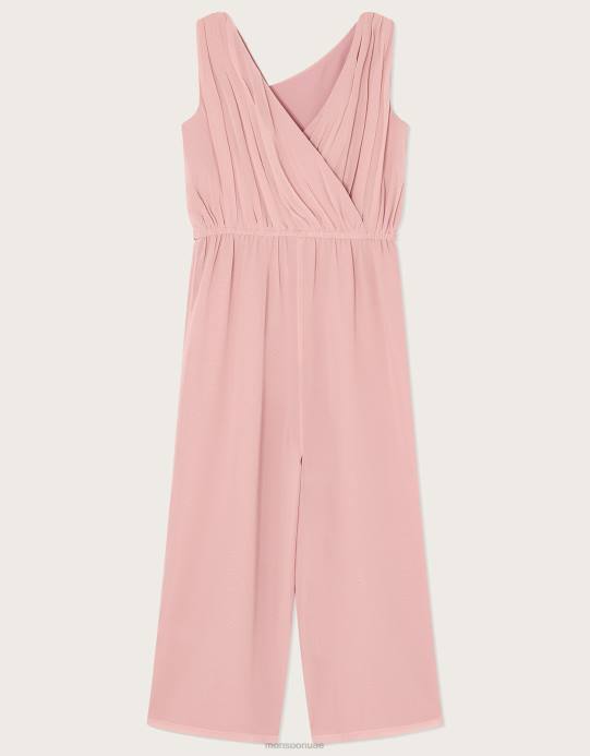 Monsoon بنت بذلة أبيجيل بكتف واحد D68H1670 ملابس لون القرنفل