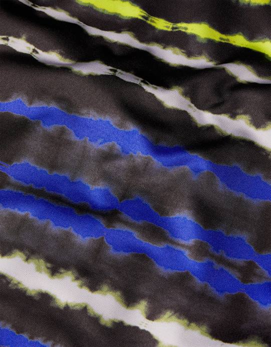 Monsoon بنت ملابس السباحة الكهربائية التعادل صبغ الشريط D68H1676 ملابس أسود