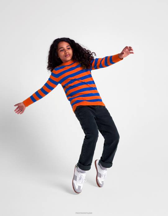 Monsoon أطفال سحب على الجينز D68H1683 ملابس أسود