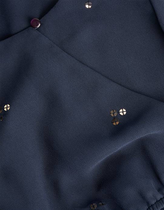 Monsoon بنت بذلة حفلة متناثرة بالترتر D68H1696 ملابس الأزرق الداكن)