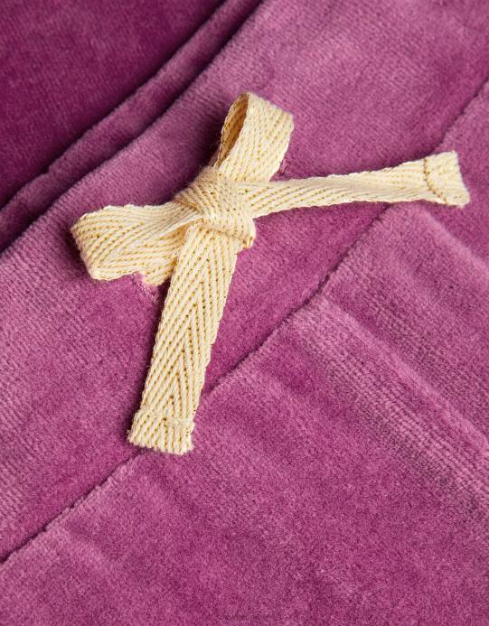 Monsoon بنت بنطال رياضي واسع من القطيفة الكونية D68H1700 ملابس أرجواني