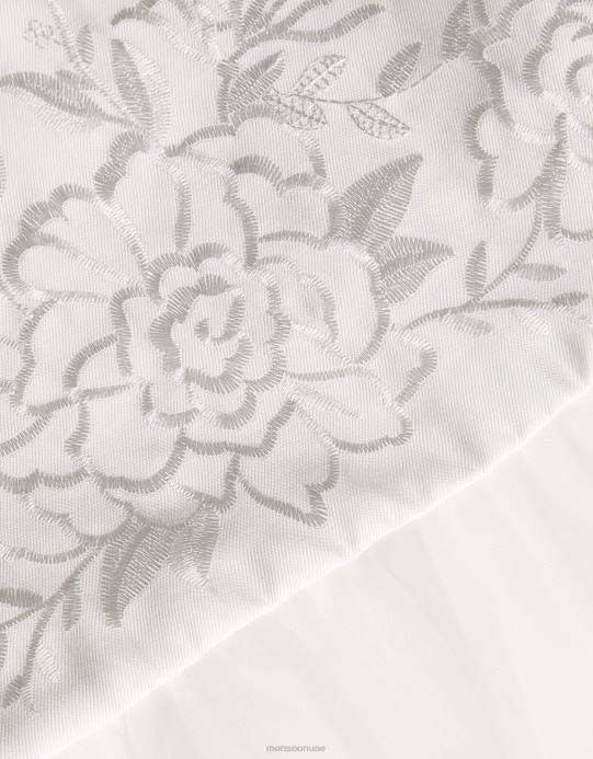 Monsoon بنت أوديت أليس فستان ماكسي تول D68H1723 ملابس عاج