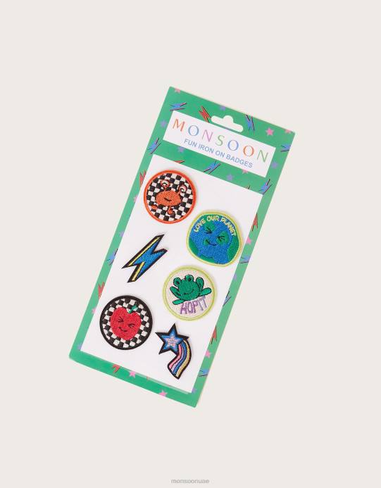 Monsoon بنت حديد ممتع على الشارات D68H1735 ملحق رشيقة