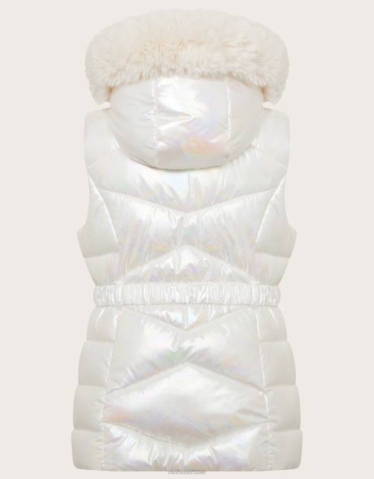 Monsoon بنت جيليه رخام معدني D68H1745 ملابس عاج