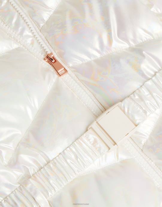 Monsoon بنت جيليه رخام معدني D68H1745 ملابس عاج