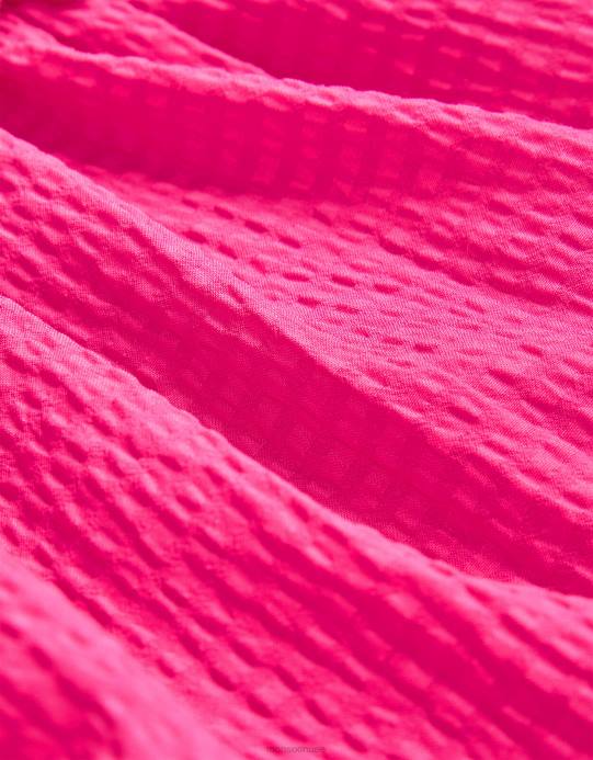 Monsoon بنت فستان بياقة كشكش D68H1757 ملابس الوردي (الوردي الساطع)