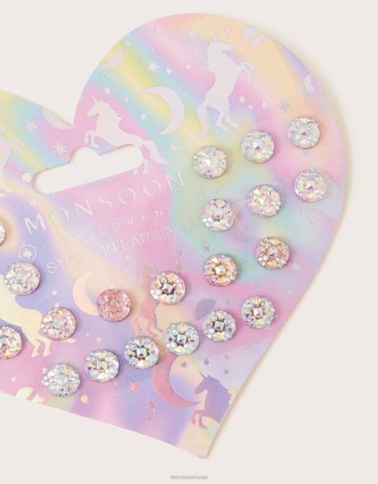 Monsoon بنت عصا يونيكورن على الأقراط D68H1765 ملحق رشيقة