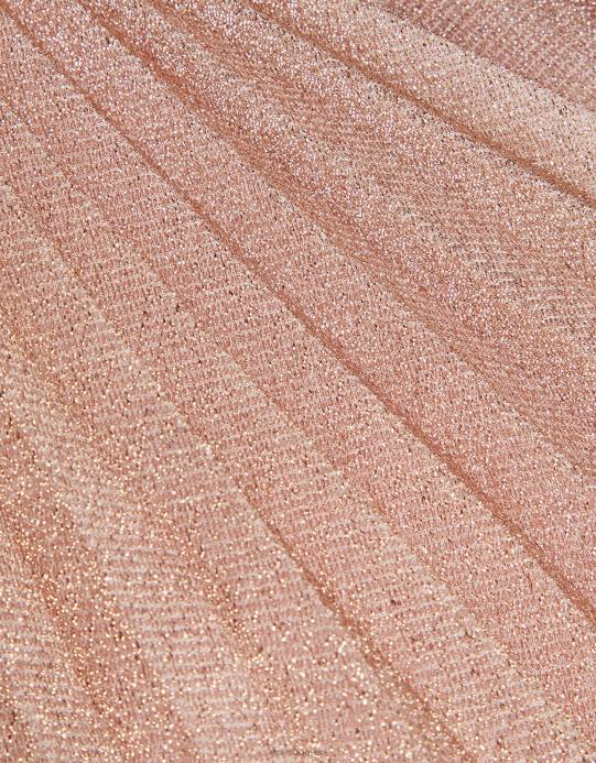 Monsoon بنت فستان حفلات بكسرات على شكل وردة مذهبة D68H1769 ملابس لون القرنفل