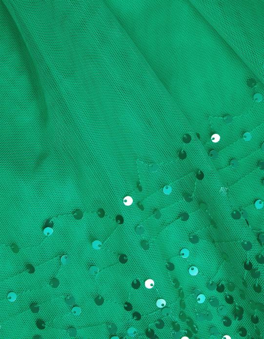 Monsoon بنت فستان شيرلي مزين بالترتر D68H1773 ملابس أخضر