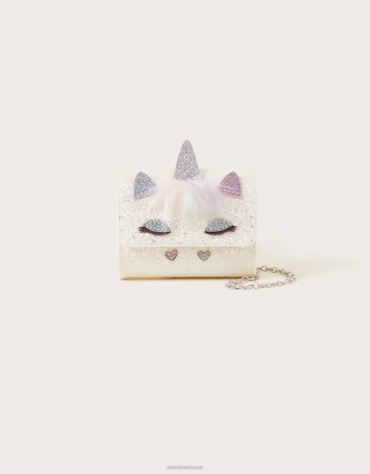 Monsoon بنت حقيبة محفظة يونيكورن لامعة D68H1775 ملحق رشيقة