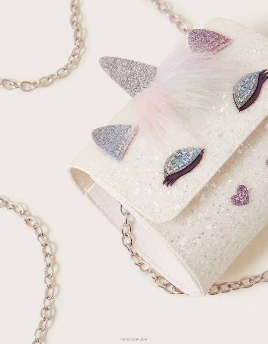 Monsoon بنت حقيبة محفظة يونيكورن لامعة D68H1775 ملحق رشيقة