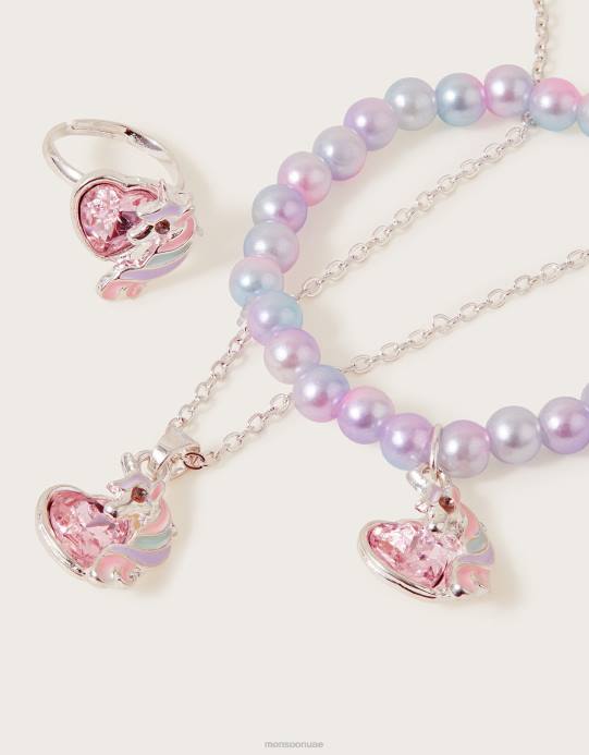 Monsoon بنت مجموعة مجوهرات يونيكورن D68H1778 ملحق موضة