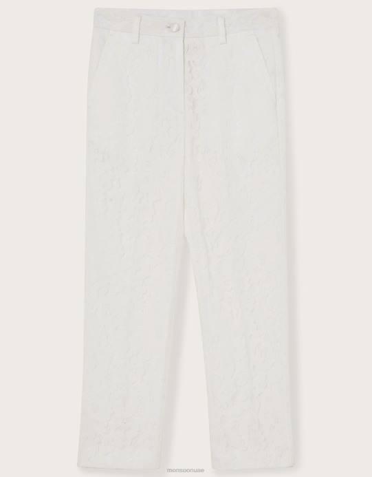 Monsoon بنت سراويل وصيفة الشرف من الدانتيل D68H1785 ملابس عاج