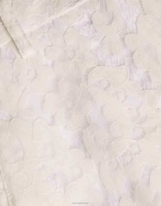 Monsoon بنت سراويل وصيفة الشرف من الدانتيل D68H1785 ملابس عاج