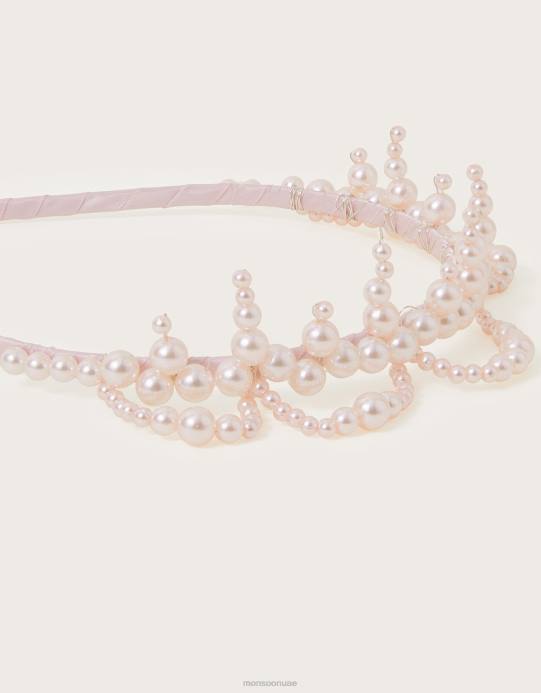 Monsoon بنت عصابة رأس لؤلؤة ليبي D68H1789 ملحق أنيق