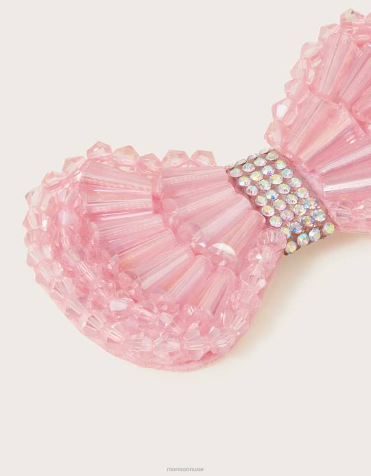 Monsoon بنت مشبك شعر على شكل فيونكة من سوزي جيم D68H1792 ملحق رشيقة