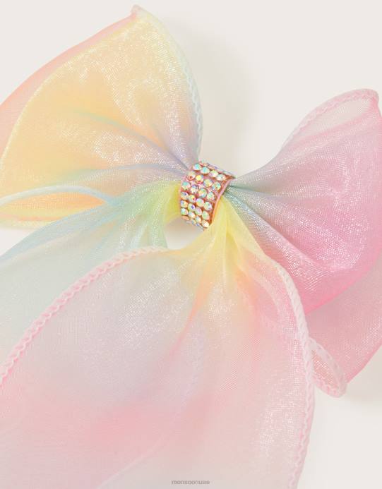 Monsoon بنت مشبك ربطة عنق مطر مزخرف D68H1817 ملحق حار