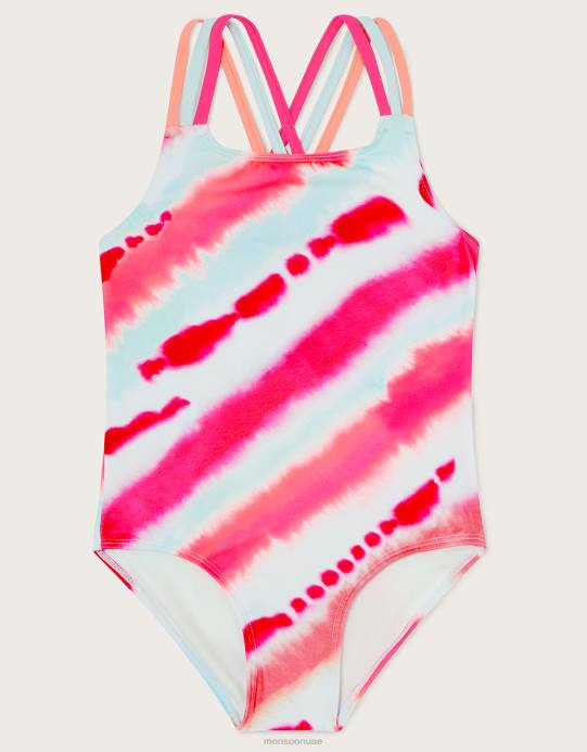 Monsoon بنت ربطة عنق صبغ ملابس السباحة D68H1821 ملابس متعدد