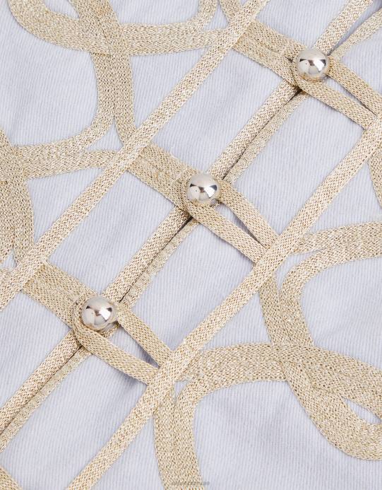 Monsoon بنت أرض العجائب سترة الطبال المضفرة D68H1825 ملابس رمادي