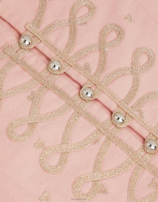 Monsoon بنت أرض العجائب صدرية الطبال القلب المطرزة D68H1826 ملابس لون القرنفل