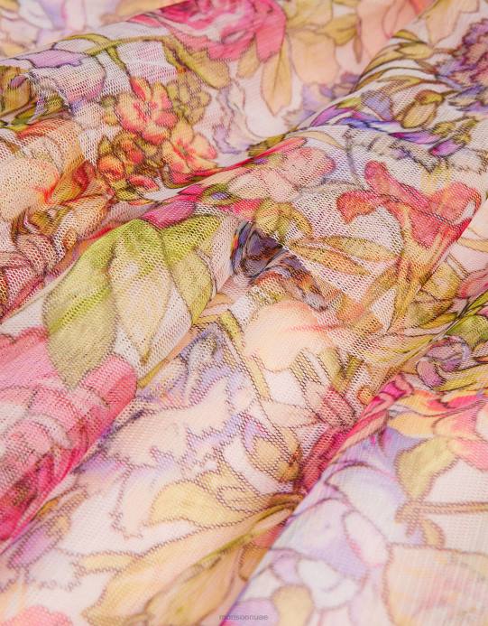 Monsoon بنت فستان تول بطبعة زهور D68H1828 ملابس متعدد