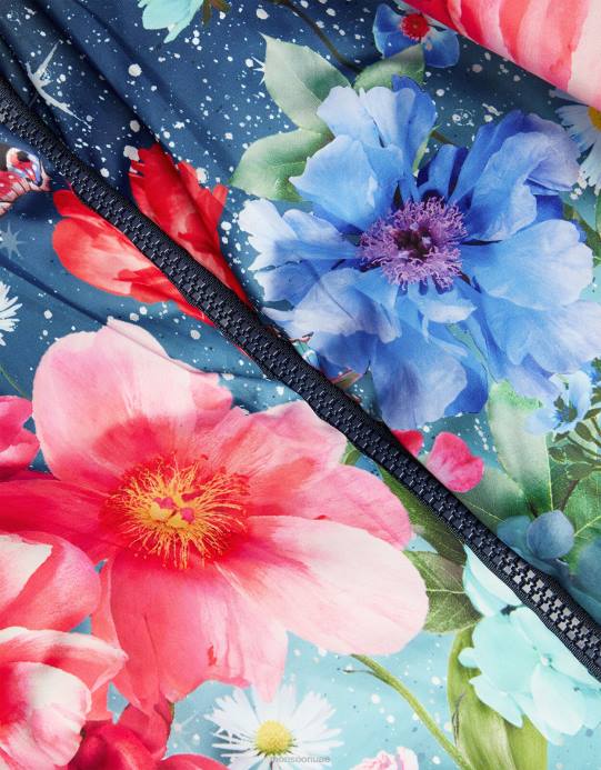 Monsoon بنت معطف مبطن بطبعات ستار ميدو D68H1837 ملابس بط نهري صغير