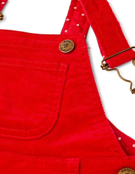 Monsoon أطفال سروال قصير منقط D68H1843 ملابس أحمر