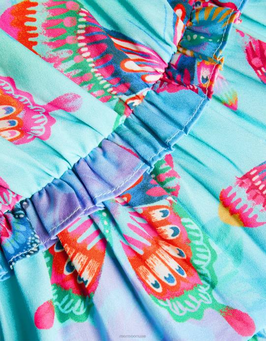 Monsoon بنت فستان بطبقات فراشة أومبير D68H1863 ملابس متعدد