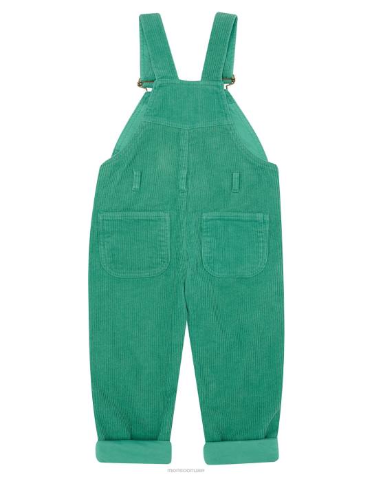 Monsoon أطفال سروال قصير منقط D68H1873 ملابس أخضر