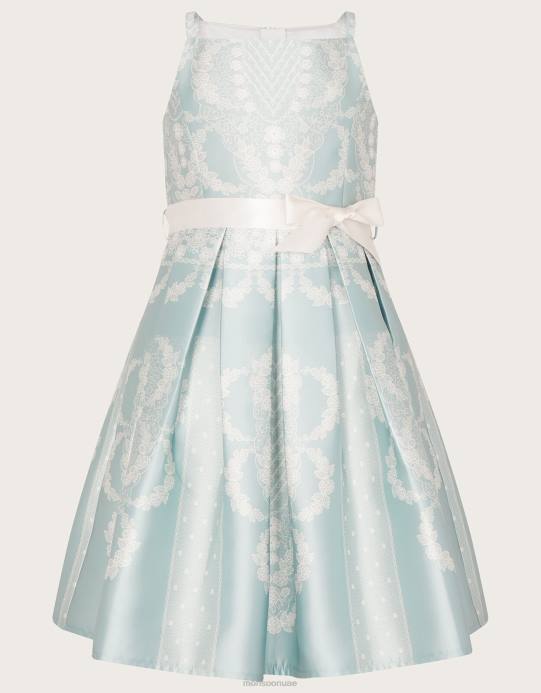 Monsoon بنت فستان دوقة مادلين D68H1888 ملابس أزرق