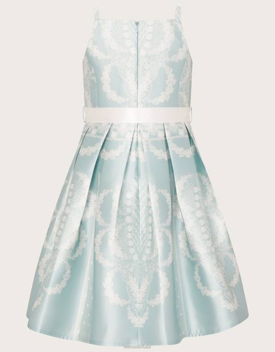 Monsoon بنت فستان دوقة مادلين D68H1888 ملابس أزرق