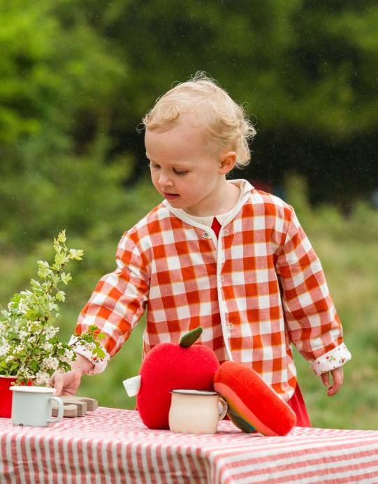 Monsoon أطفال سترة ذات وجهين من زهور الربيع ذات الجذور الخضراء الصغيرة D68H1903 ملابس أحمر