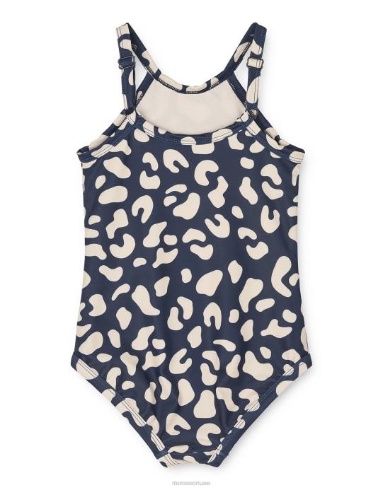 Monsoon أطفال ملابس السباحة ليووود توريا D68H1934 ملابس الأزرق الداكن)