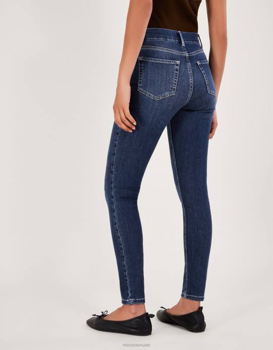 Monsoon نحيف جينز نحيف D68H194 ملابس الأزرق (الدنيم الأزرق)