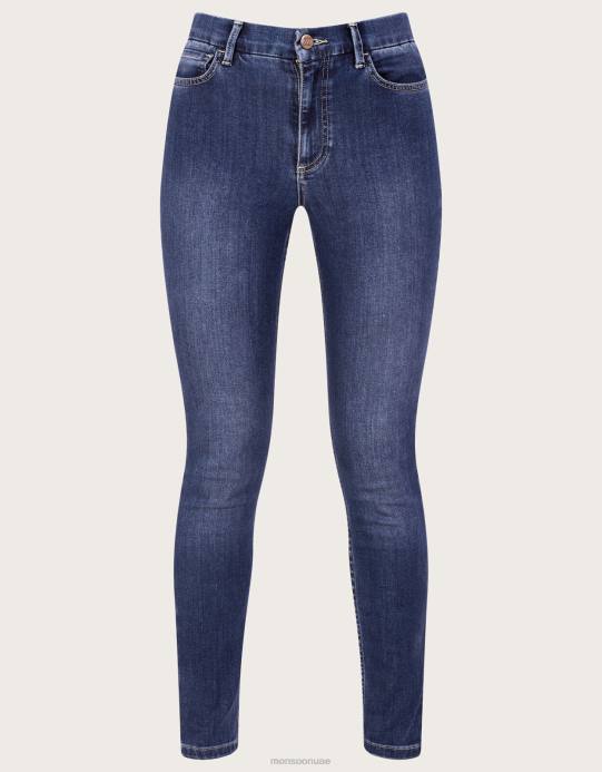 Monsoon نحيف جينز نحيف D68H194 ملابس الأزرق (الدنيم الأزرق)