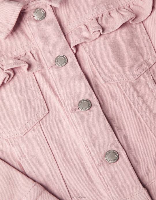 Monsoon بنت سترة حك هدب D68H1963 ملابس لون القرنفل