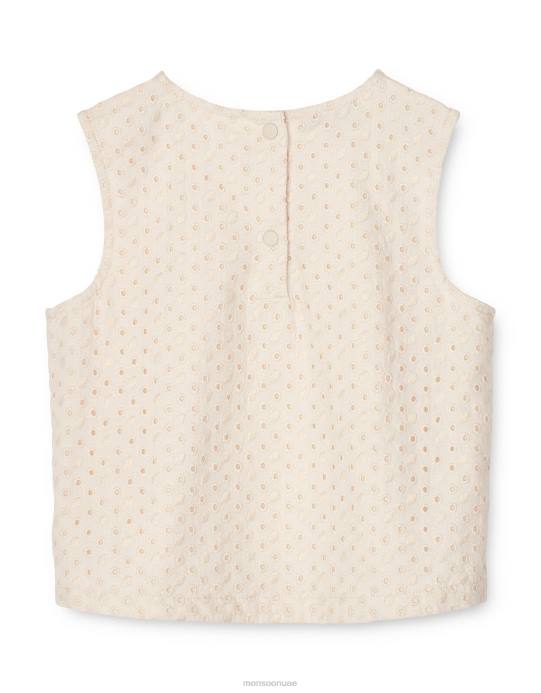 Monsoon أطفال ليووود دلفيا أنجليز أعلى D68H1993 ملابس كريم