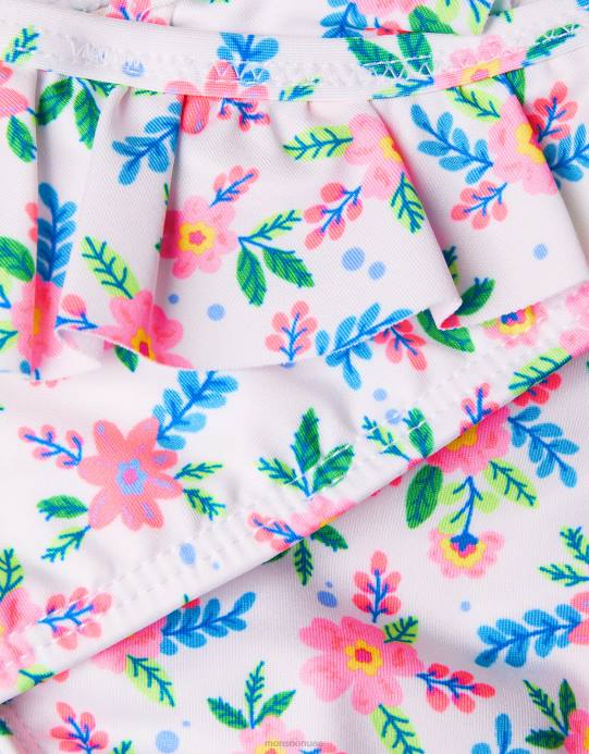 Monsoon بنت مجموعة البيكيني الملتفة من ديتسي D68H1999 ملابس عاج