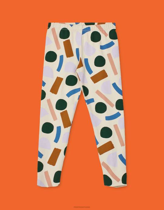 Monsoon أطفال ليوود ماري طماق طباعة السكتة الدماغية الطلاء D68H2014 ملابس متعدد