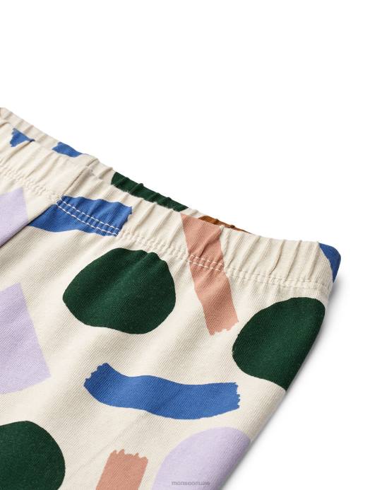 Monsoon أطفال ليوود ماري طماق طباعة السكتة الدماغية الطلاء D68H2014 ملابس متعدد