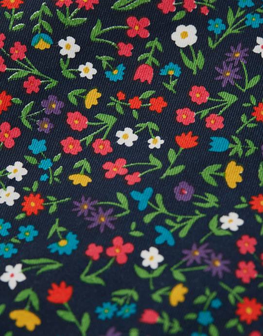 Monsoon أطفال تنورة فروجي مايف من نسيج قطني طويل D68H2019 ملابس الأزرق الداكن)