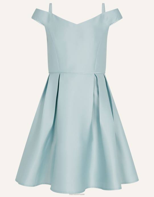 Monsoon بنت فستان دوقة حك باردو حفلة موسيقية D68H2034 ملابس أخضر