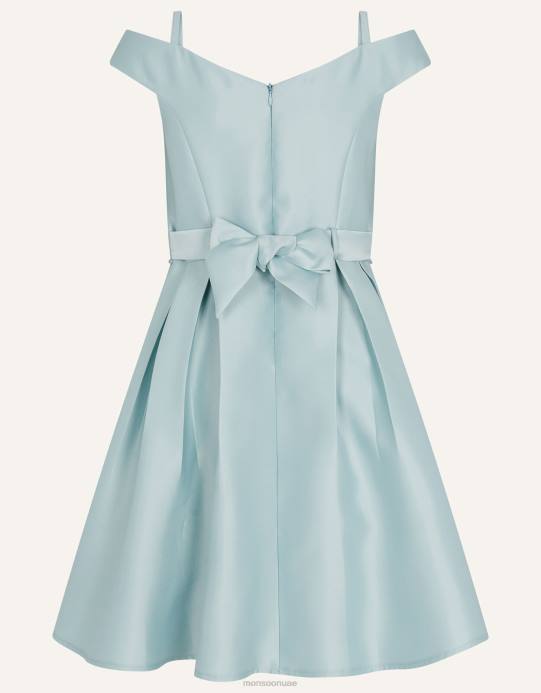 Monsoon بنت فستان دوقة حك باردو حفلة موسيقية D68H2034 ملابس أخضر